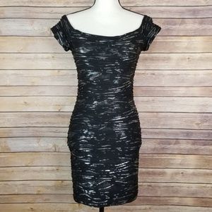 Brat Star Crushed Pleat Dress Size Small